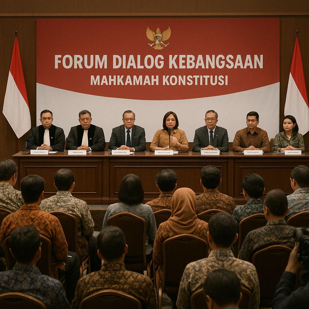 Mahkamah Konstitusi Gelar Forum Dialog Kebangsaan untuk Menyamakan Persepsi