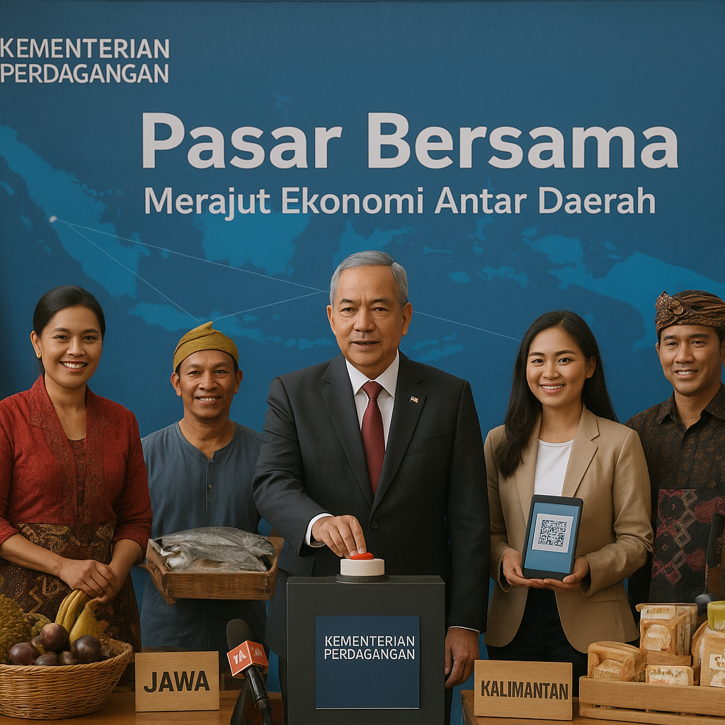 Kementerian Perdagangan Launching Program 'Pasar Bersama' untuk Merajut Ekonomi Antar Daerah