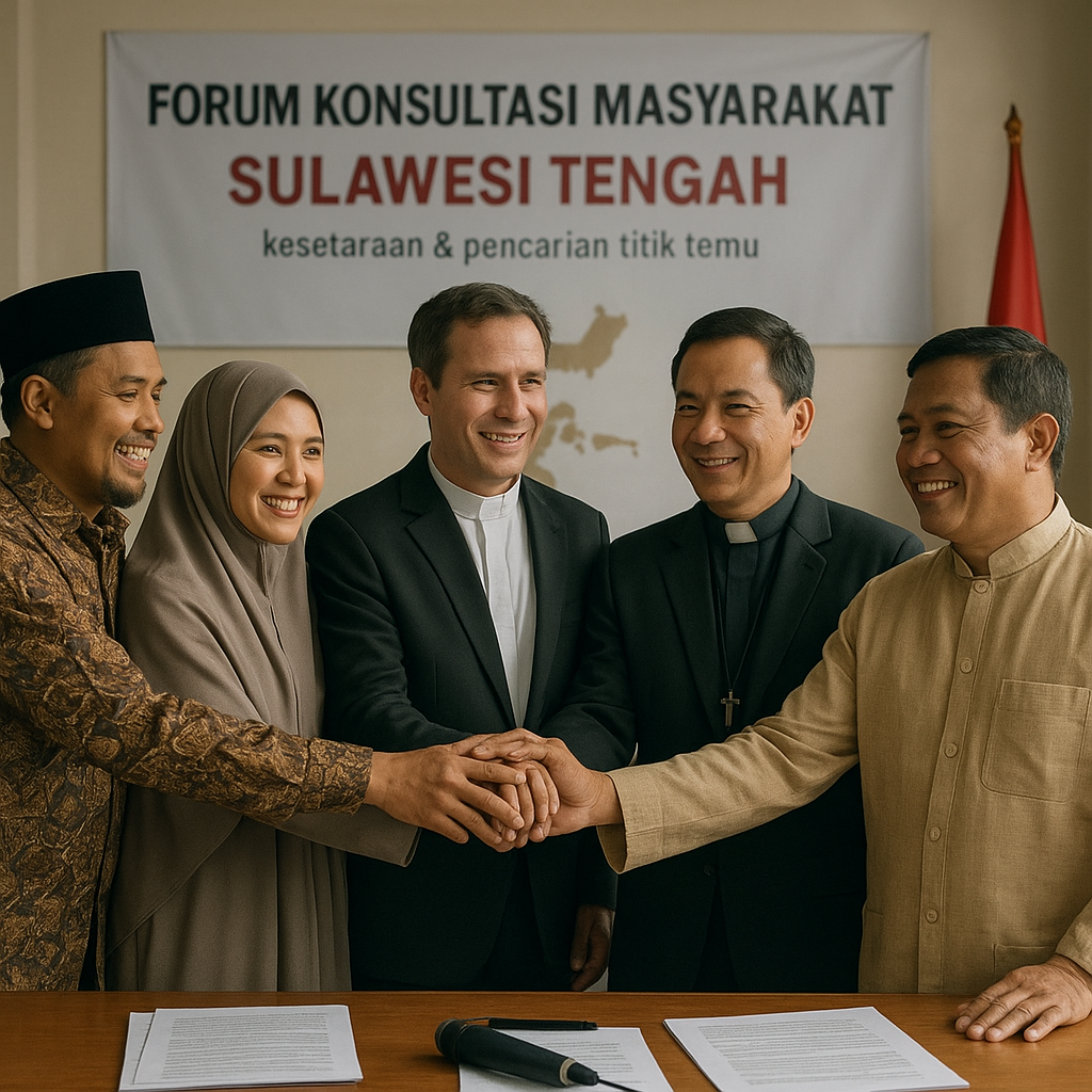Tokoh Lintas Agama di Sulawesi Tengah Bersepakat untuk Memperkuat Forum Konsultasi Masyarakat