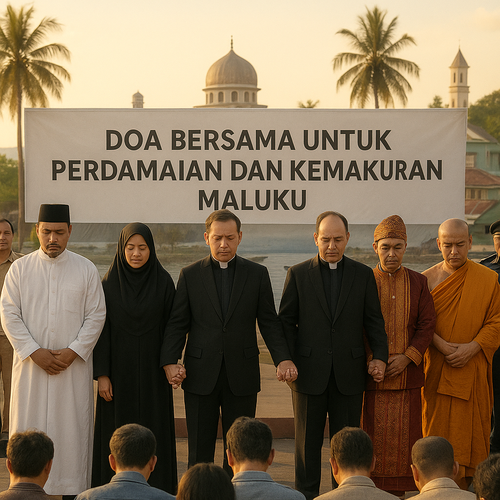 Tokoh Lintas Agama di Ambon Gelar Doa Bersama untuk Perdamaian dan Kemakmuran Maluku
