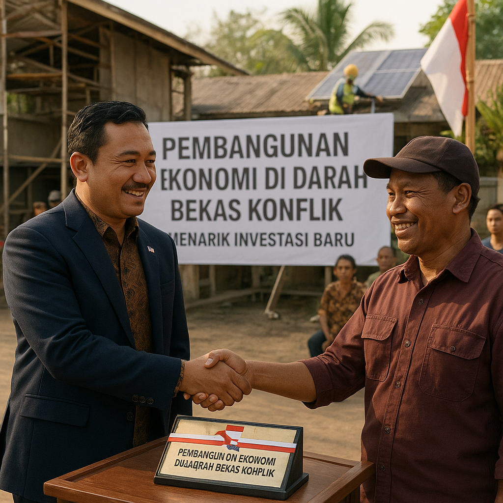 Pemerintah Fokus Bangun Ekonomi di Daerah Bekas Konflik, Targetkan Investasi Baru