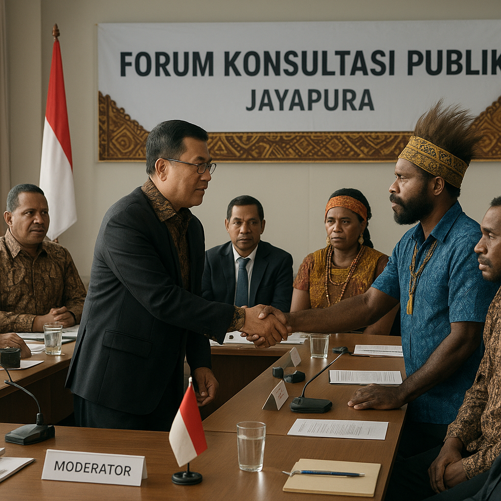 Pemerintah dan Tokoh Lokal Gelar Forum Konsultasi Publik untuk Redam Ketegangan Papua