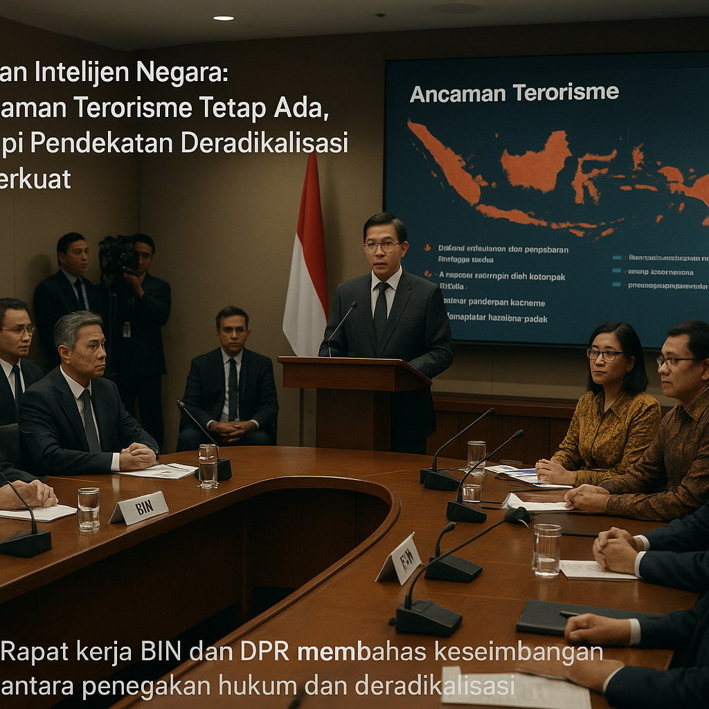 Badan Intelijen Negara: Ancaman Terorisme Tetap Ada, tetapi Pendekatan Deradikalisasi Diperkuat