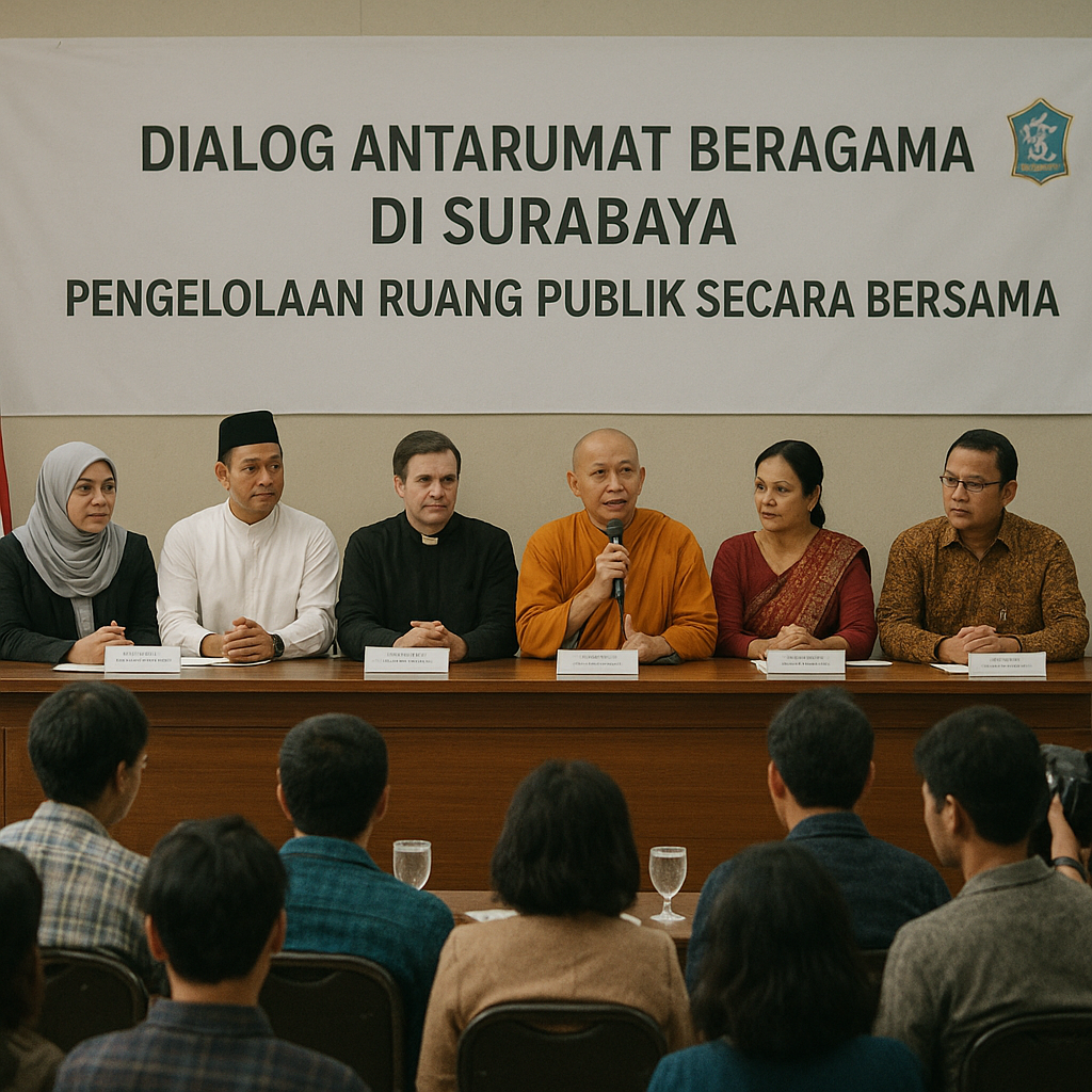 Dialog Antarumat Beragama di Surabaya Menyoroti Pengelolaan Ruang Publik secara Bersama
