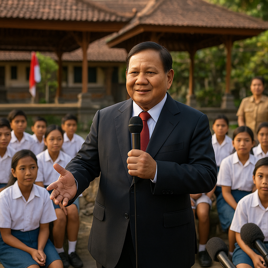 Pesan Prabowo ke Siswa Sekolah Rakyat: Jangan Jelek-jelekin Orang, Hidup Rukun