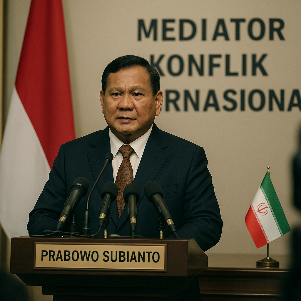 Prabowo Tawarkan Indonesia Jadi Mediator Konflik Iran, Tegaskan Politik Luar Negeri Bebas Aktif
