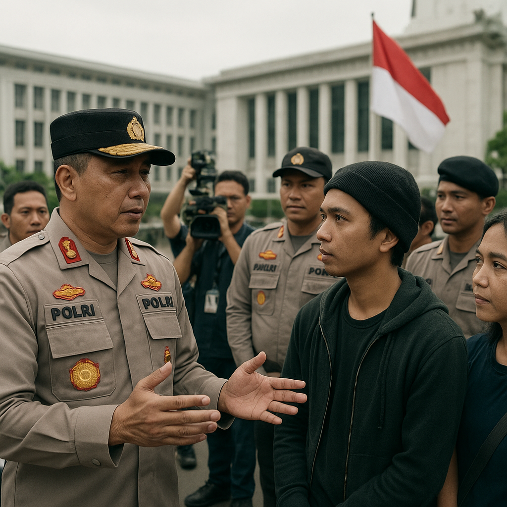 Kapolri Instruksikan Jajaran Utamakan Pendekatan Humanis dalam Penanganan Demo