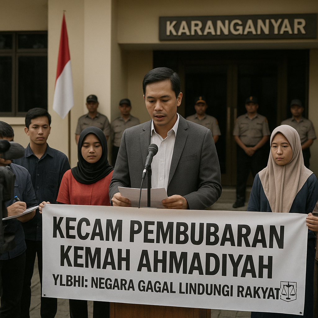 Kecam Pembubaran Kemah Ahmadiyah, YLBHI Nilai Negara Gagal Lindungi Rakyatnya
