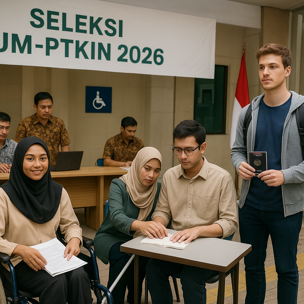 Seleksi UM-PTKIN 2026 Digelar Serentak, Diikuti Peserta Difabel hingga Mahasiswa Asing