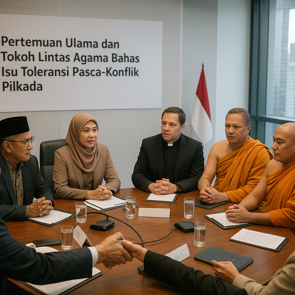 Pertemuan Ulama dan Tokoh Lintas Agama Bahas Isu Toleransi Pasca-Konflik Pilkada