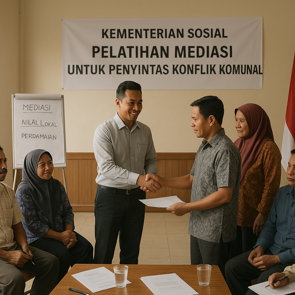 Kementerian Sosial Gelar Pelatihan Mediasi untuk Penyintas Konflik Komunal