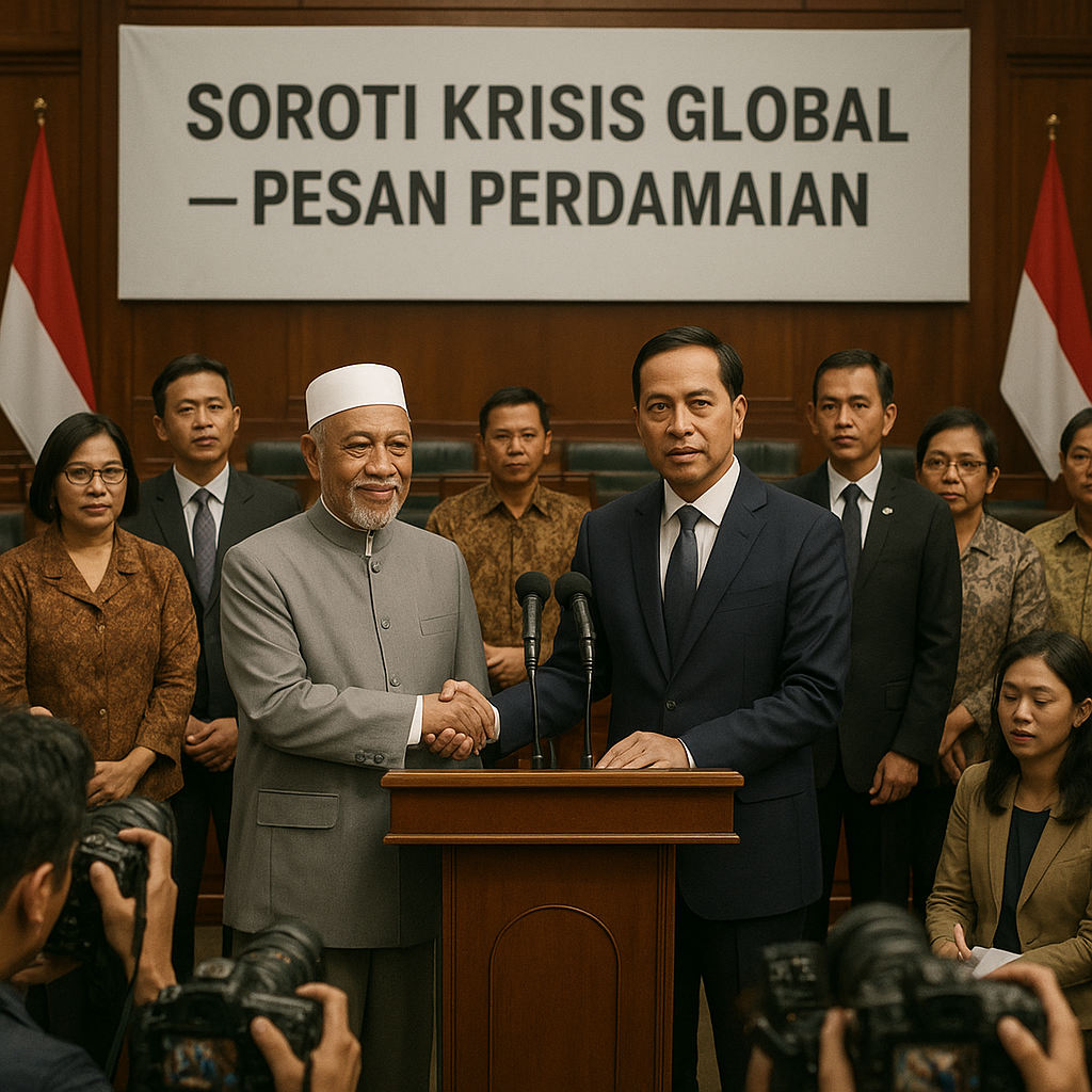 Soroti Krisis Global, MUI dan Parlemen Suarakan Pesan Perdamaian dari Senayan