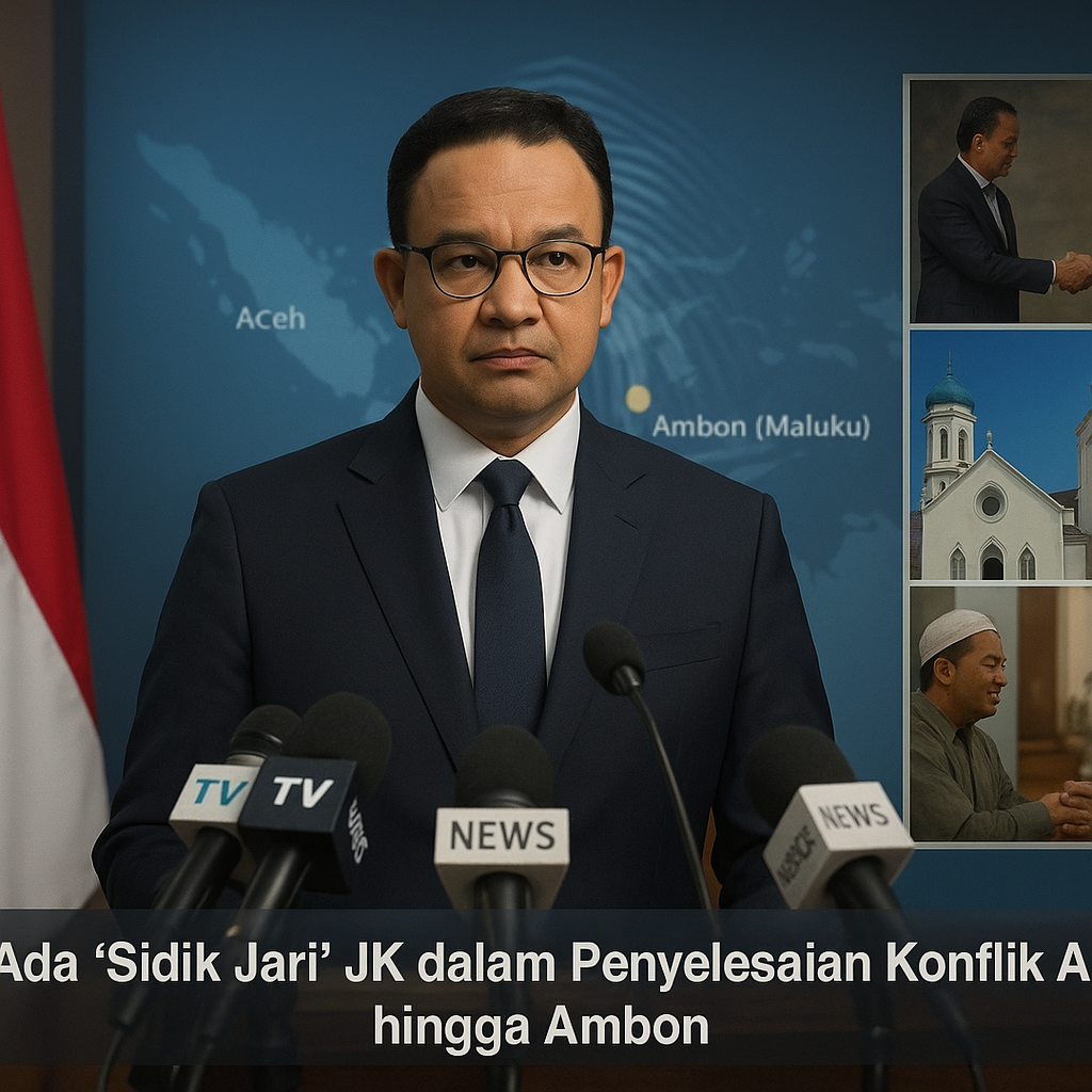 Anies: Ada 'Sidik Jari' JK dalam Penyelesaian Konflik Aceh hingga Ambon