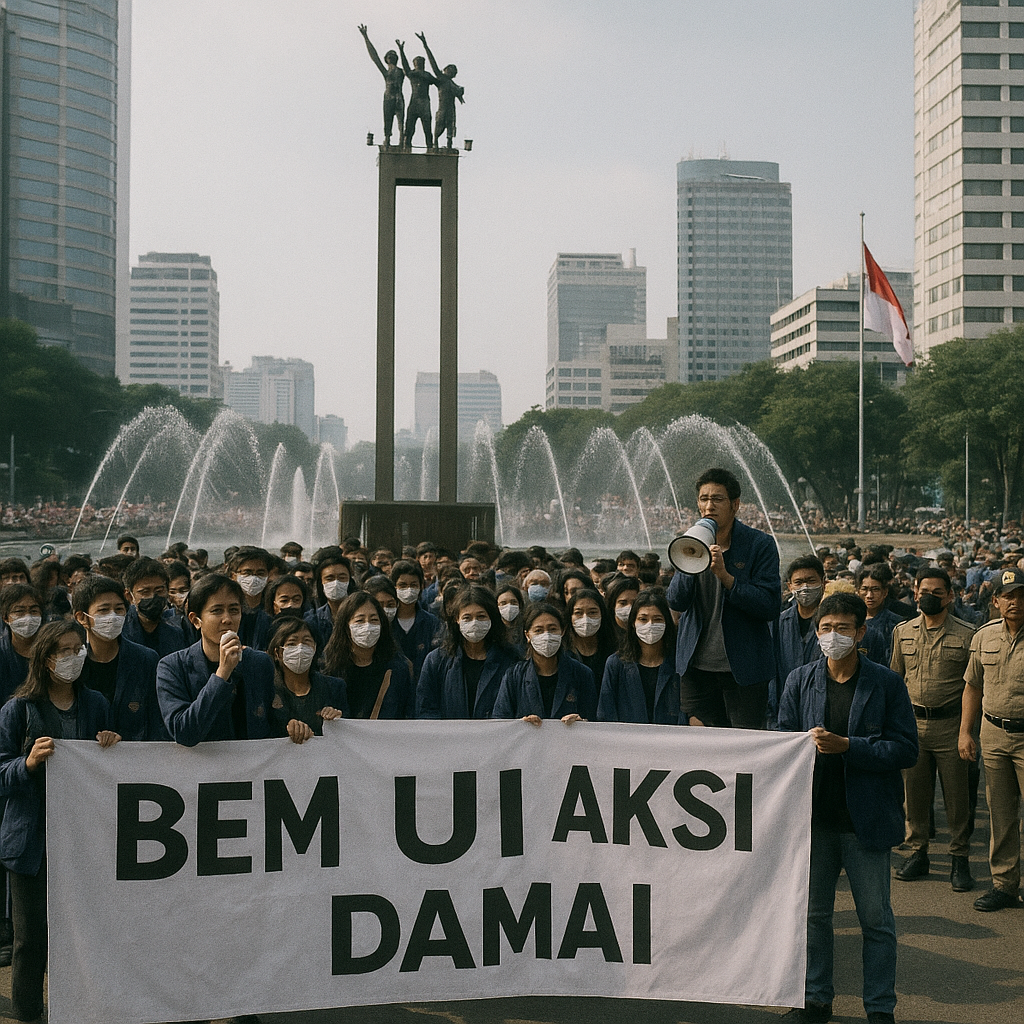 BEM UI Akan Gelar Aksi di Bundaran HI, Soroti Kondisi Ekonomi dan Kebijakan Pemerintah
