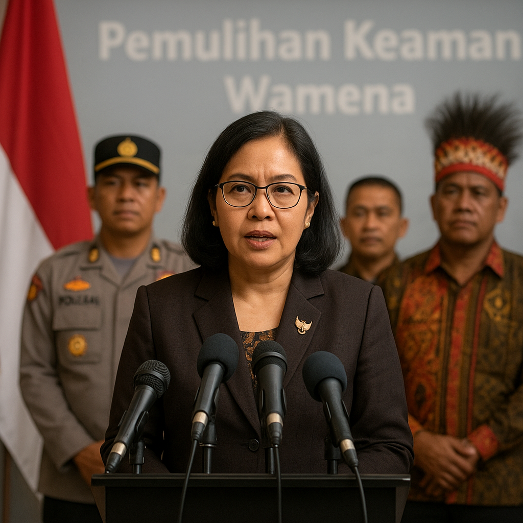 Wamendagri Ribka Haluk Tegaskan Pemerintah Pusat Hadir Penuh Pulihkan Keamanan di Wamena