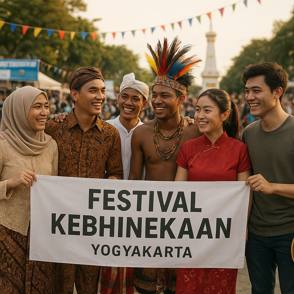 Pemuda dari Berbagai Latar Belakang Gelar Festival Kebhinekaan di Yogyakarta