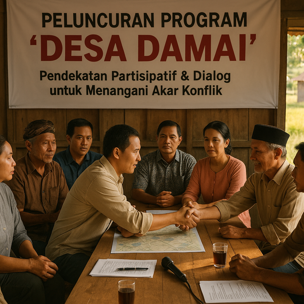 Peluncuran Program 'Desa Damai' untuk Tangani Akar Konflik di Pedesaan