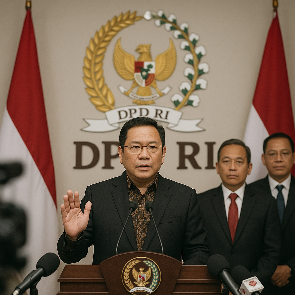 Ketua DPD RI Ajak Semua Pihak Tenang, Konflik Politik Bisa Diselesaikan di Ruang DPR