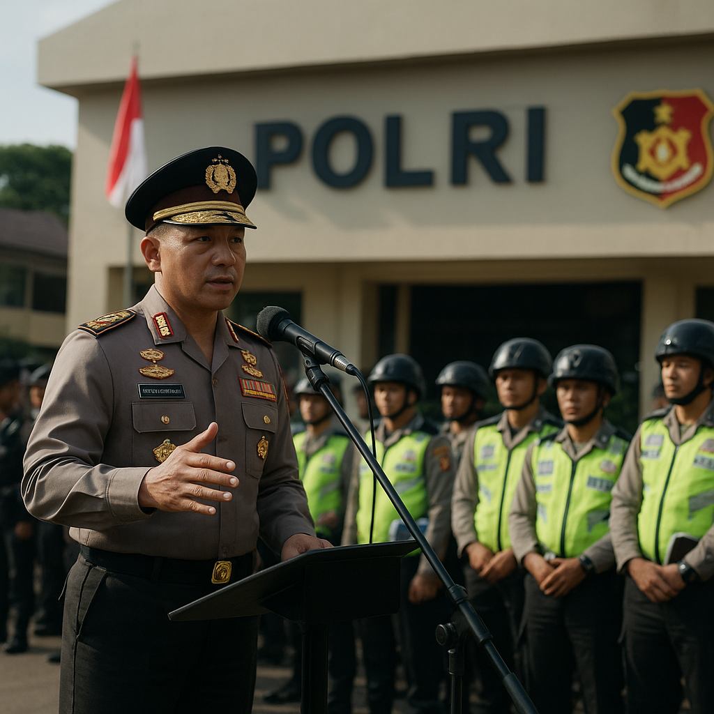Kapolri Ingatkan Personel Jaga Netralitas dan Profesionalisme Hadapi Unjuk Rasa