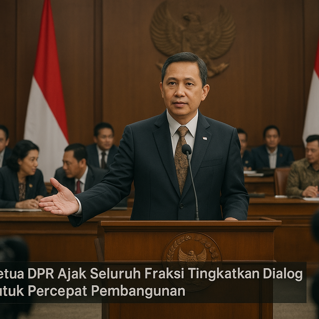 Ketua DPR Ajak Seluruh Fraksi Tingkatkan Dialog untuk Percepat Pembangunan