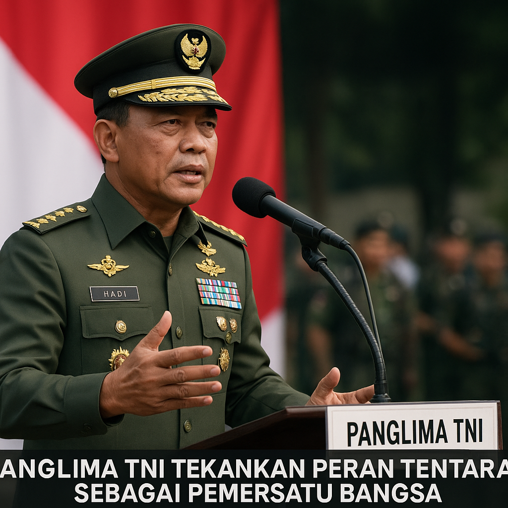 Panglima TNI Tekankan Peran Tentara sebagai Pemersatu Bangsa