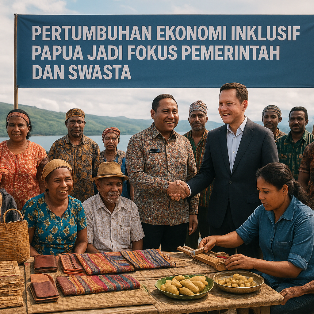 Pertumbuhan Ekonomi Inklusif Papua Jadi Fokus Pemerintah dan Swasta