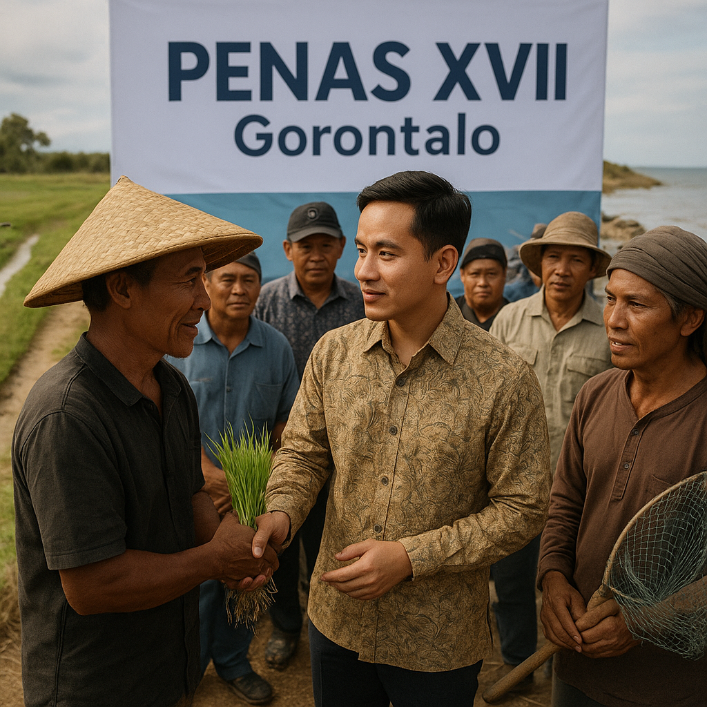 Gibran Bertemu Petani dan Nelayan, Soroti Tantangan Krusial di PENAS XVII Gorontalo