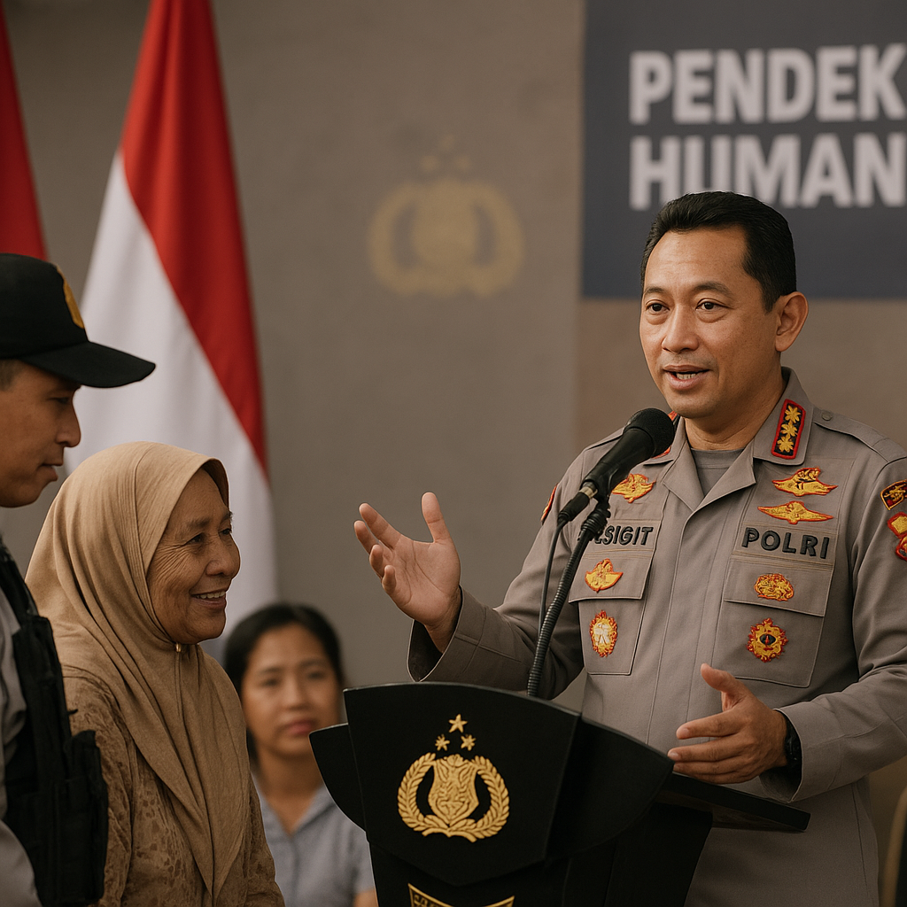 Kapolri Ingatkan Aparat Utamakan Pendekatan Humanis dalam Pengamanan