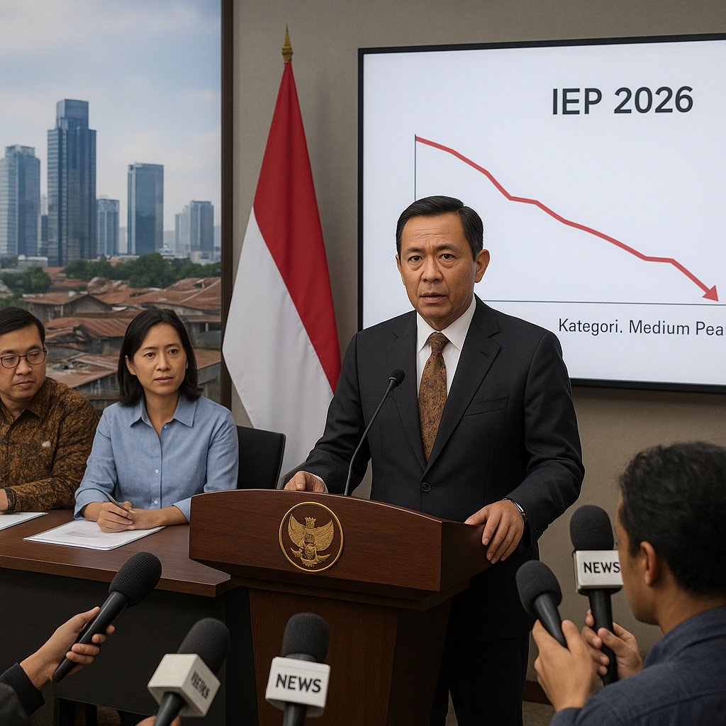 Laporan IEP 2026: Indonesia Masih Kategori 'Medium Peace', Pemerintah Diminta Perkuat Keadilan Sosial