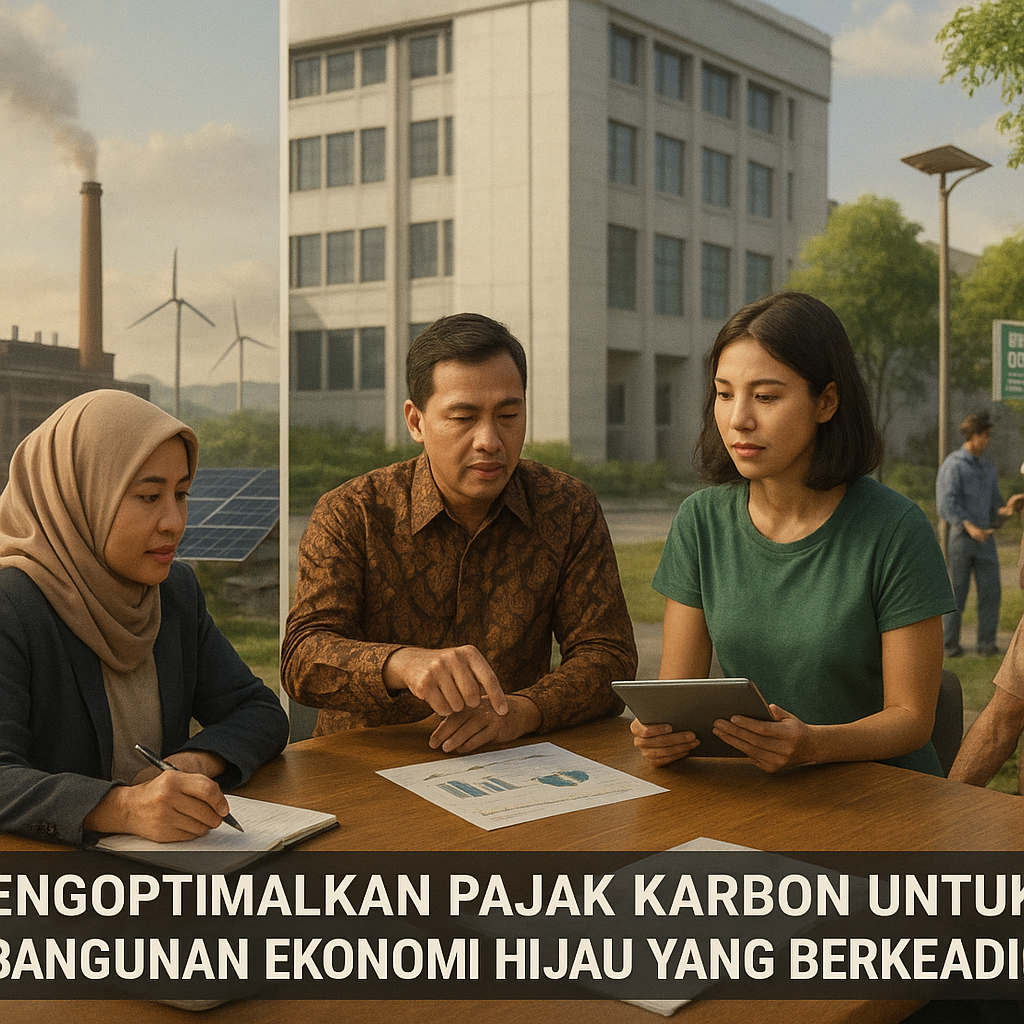 Mengoptimalkan Pajak Karbon untuk Pembangunan Ekonomi Hijau yang Berkeadilan