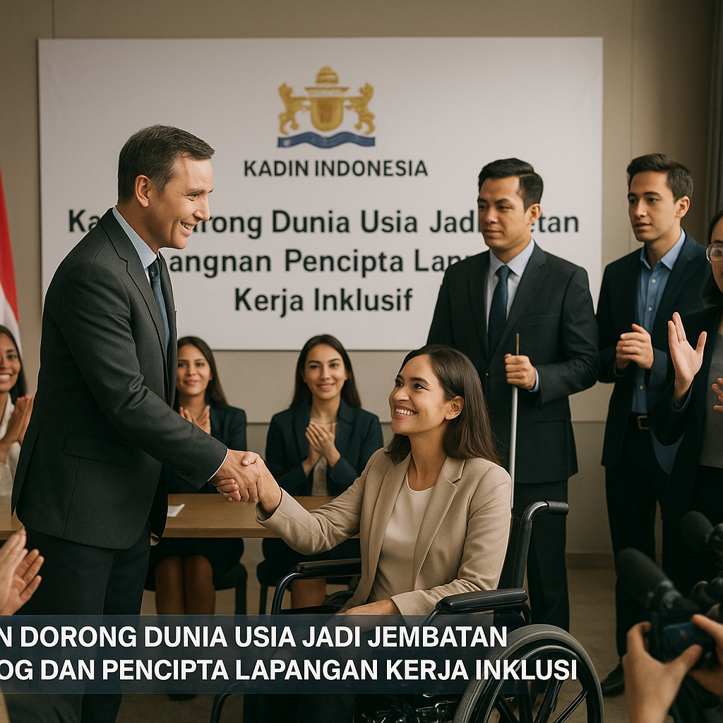 Kadin Dorong Dunia Usia Jadi Jembatan Dialog dan Pencipta Lapangan Kerja Inklusif