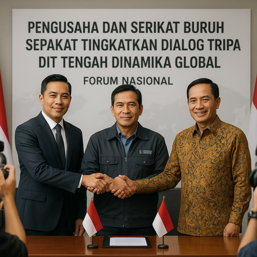 Pengusaha dan Serikat Buruh Sepakat Tingkatkan Dialog Tripartit di Tengah Dinamika Global