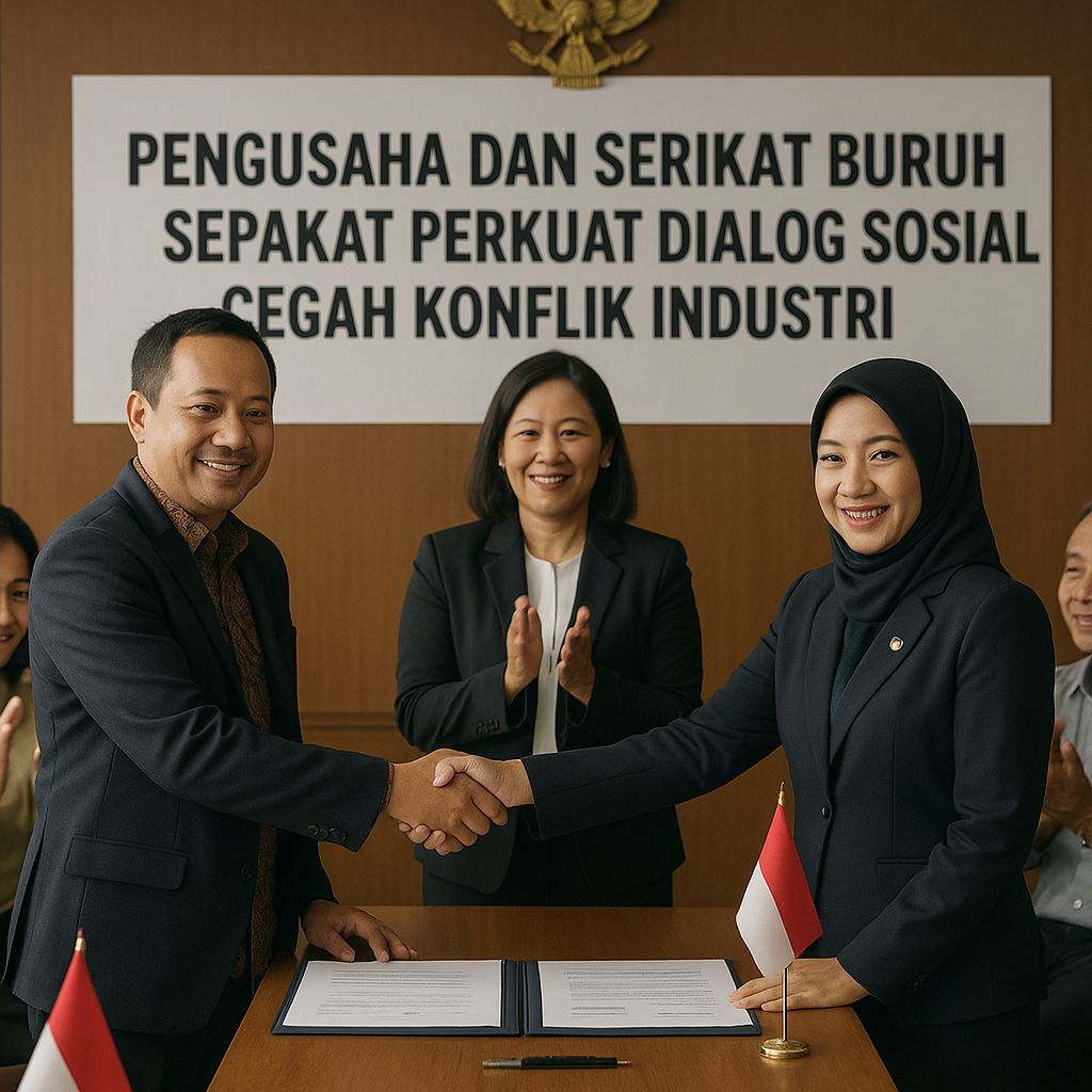 Pengusaha dan Serikat Buruh Sepakat Perkuat Dialog Sosial Cegah Konflik Industri
