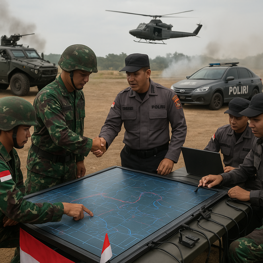 TNI-Polri Gelar Latihan Gabungan untuk Antisipasi Ancaman Keamanan Hybrid