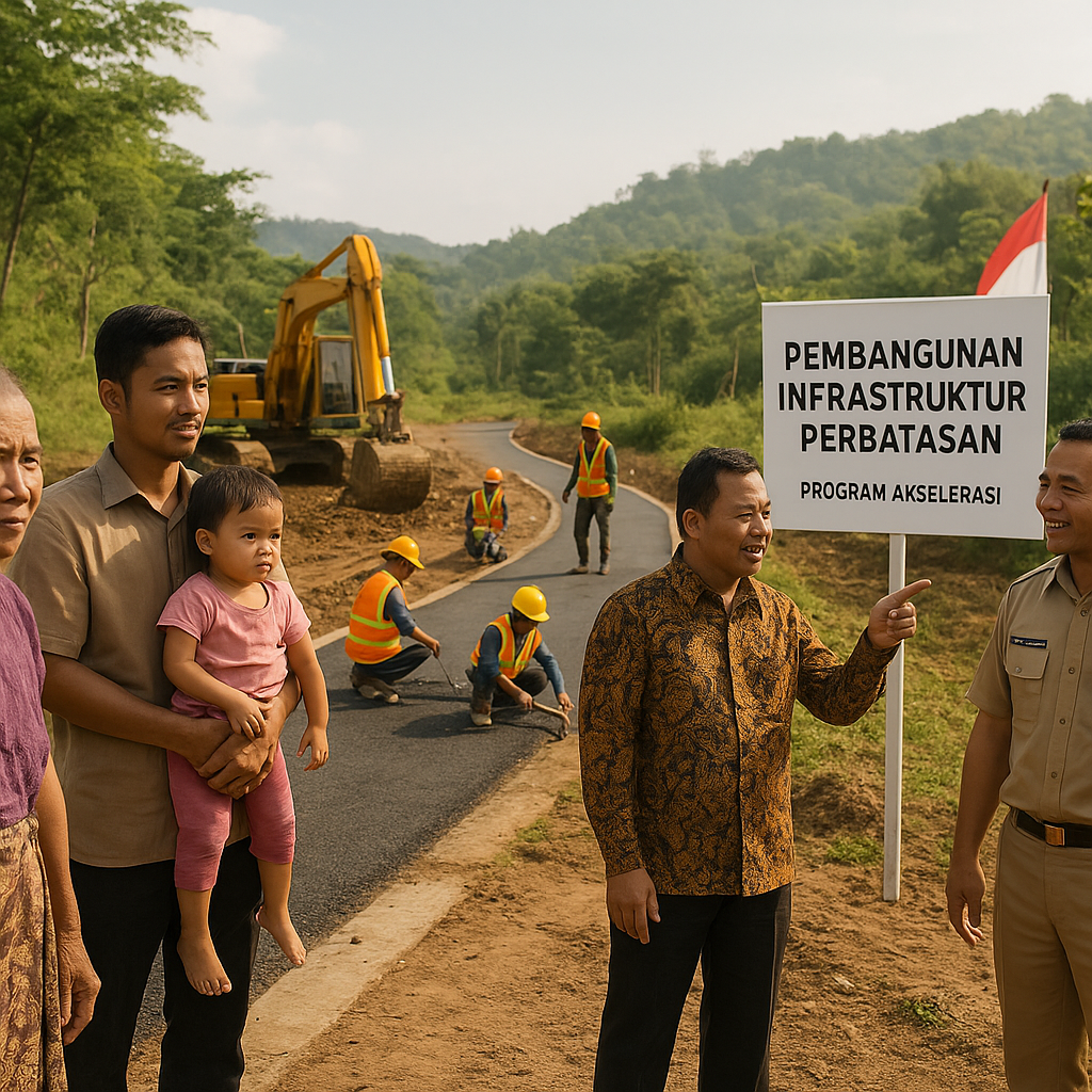 Pembangunan Infrastruktur Perbatasan Dipercepat sebagai Perekat Kedaulatan dan Kesejahteraan