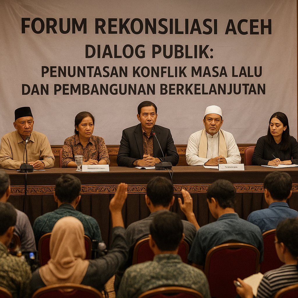 Forum Rekonsiliasi Aceh Gelar Dialog Publik, Bahas Penuntasan Konflik Masa Lalu dan Pembangunan Berkelanjutan