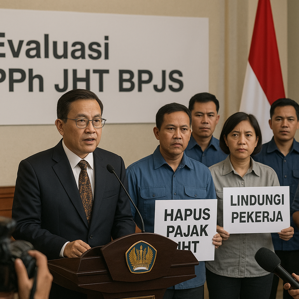 Purbaya Yudhi Sadewa Evaluasi PPh JHT BPJS, Serikat Buruh Minta Pajak Dihapus