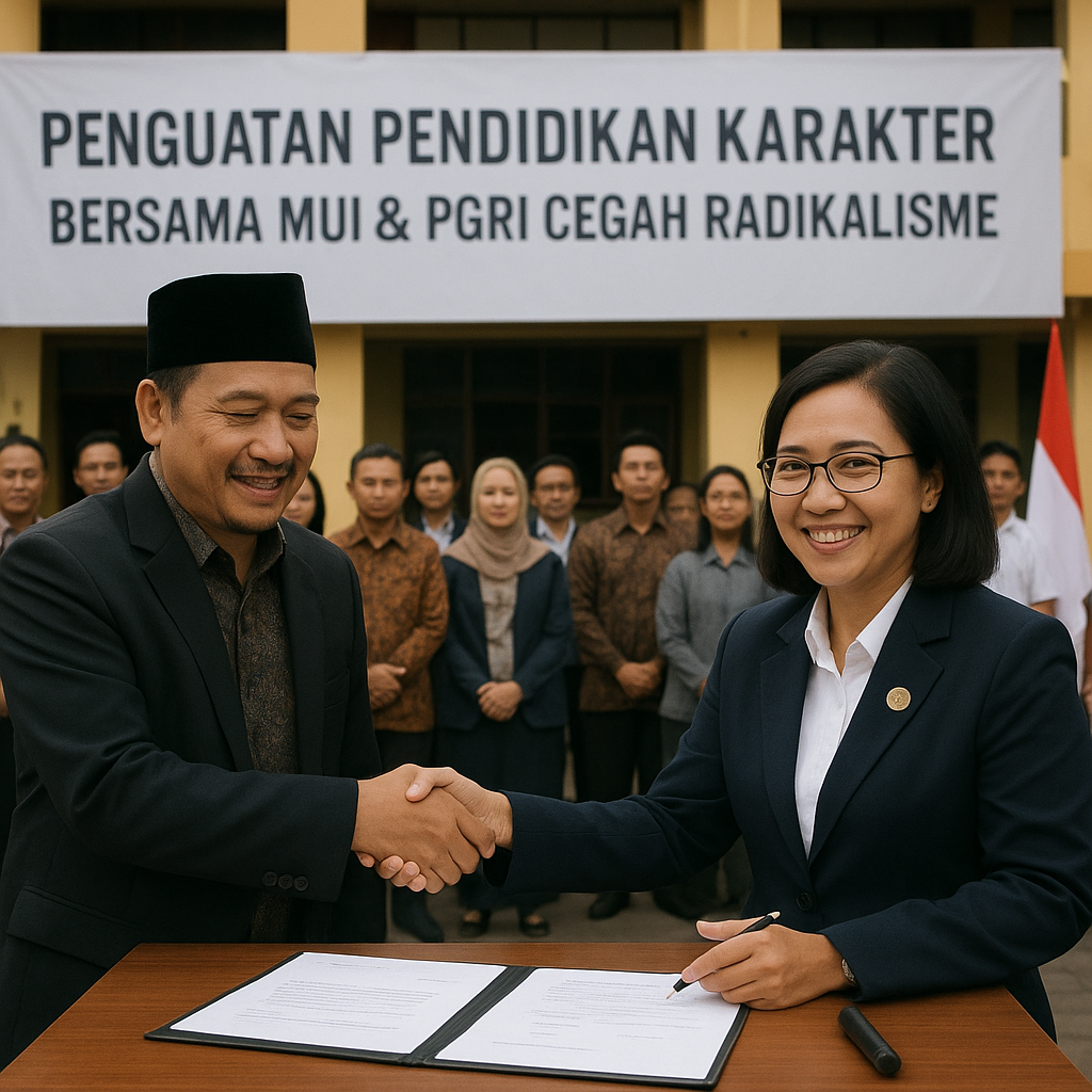 MUI dan PGRI Dorong Penguatan Pendidikan Karakter untuk Cegah Radikalisme