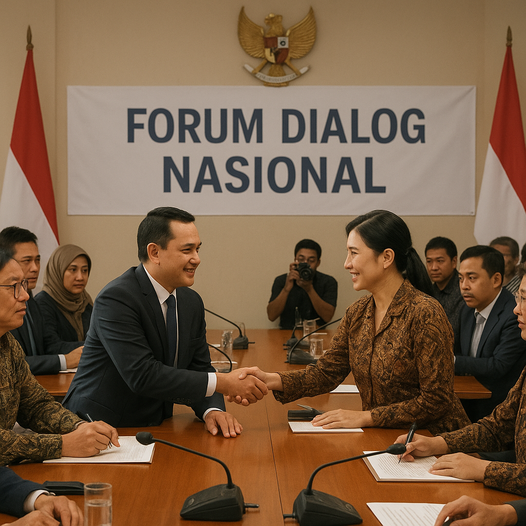 Pemerintah dan CSO Membuka Ruang Dialog Nasional untuk Meredakan Ketegangan Sosial