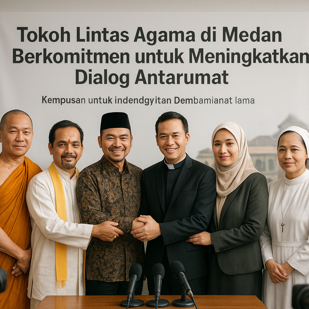 Tokoh Lintas Agama di Medan Berkomitmen untuk Meningkatkan Dialog Antarumat